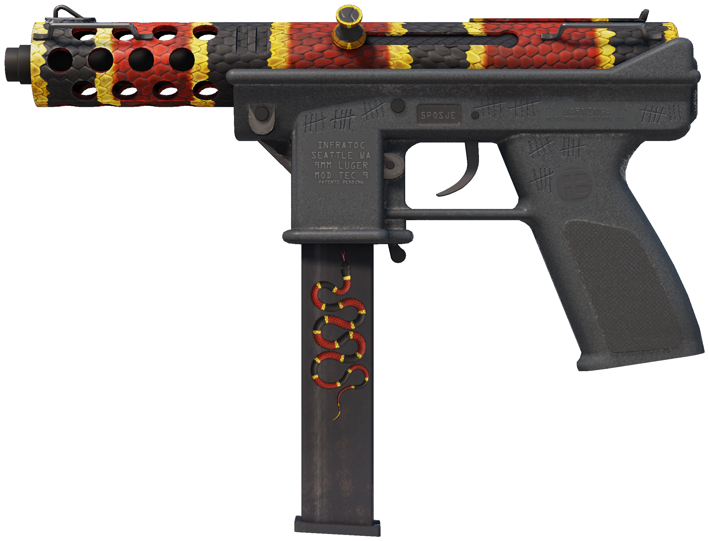 Tec-9 | Snek-9 CS2 skin — open high-resolution image