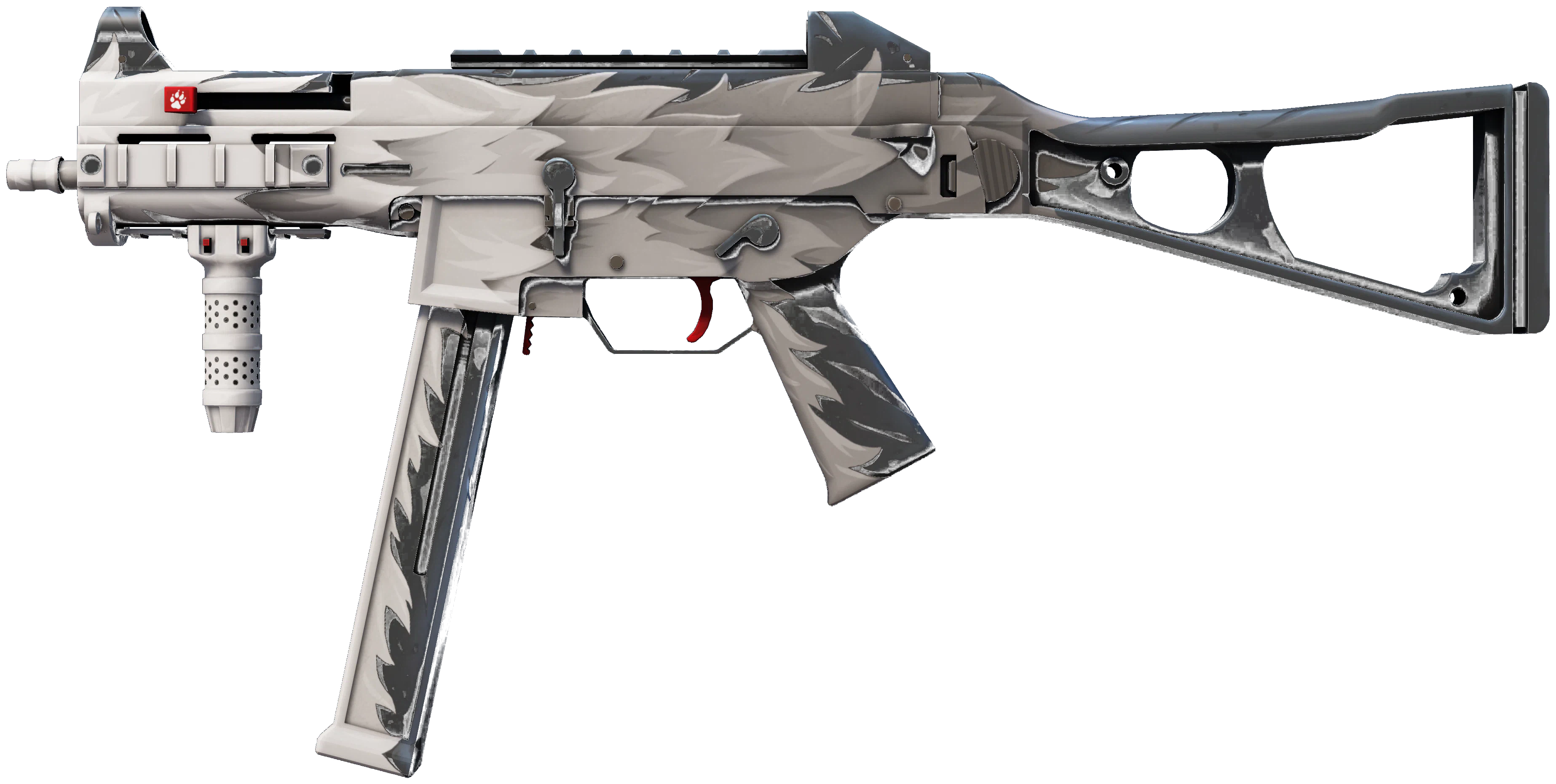 UMP-45 | Arctic Wolf CS2 skin — open high-resolution image