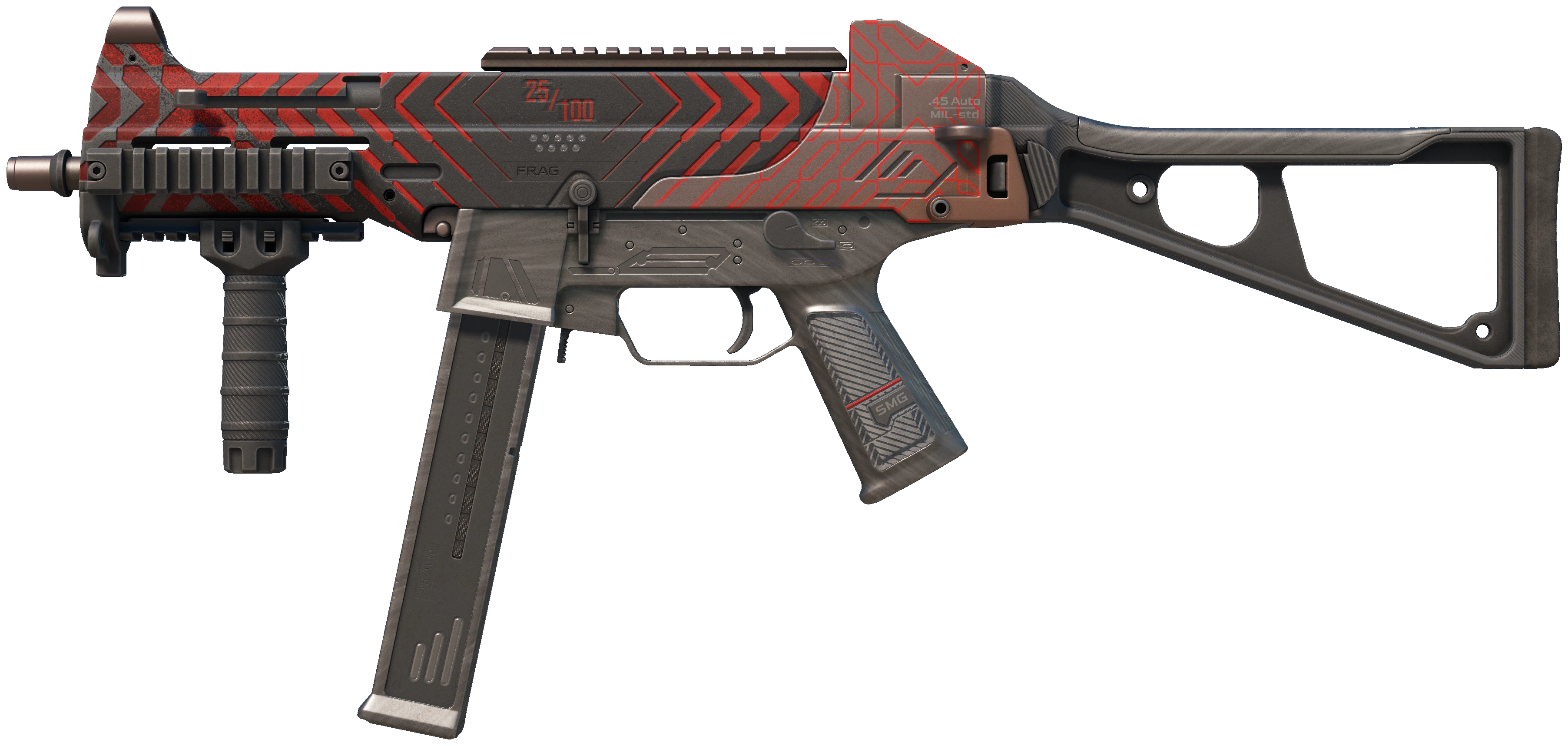UMP-45 | Fragment representative Minimal Wear wear preview