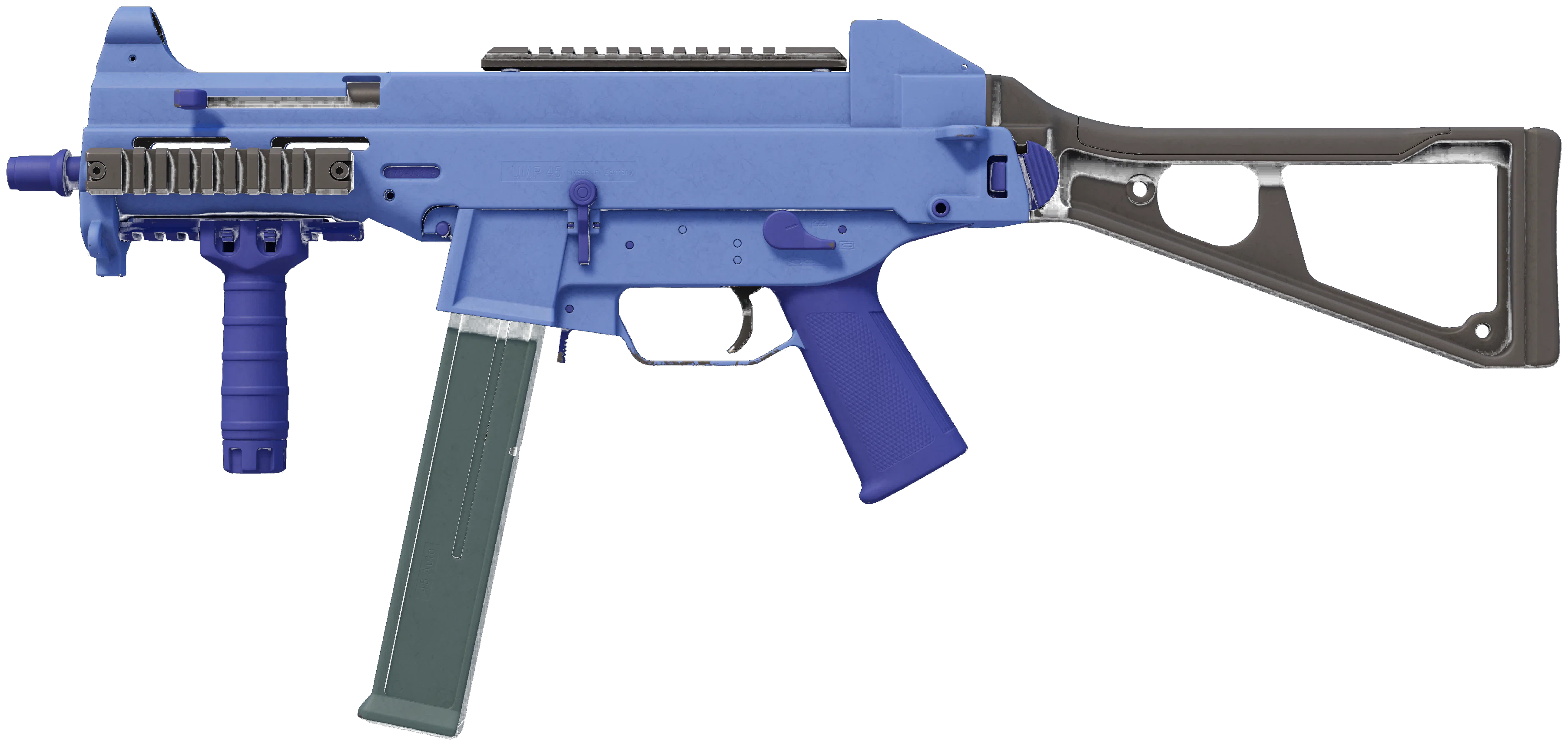 UMP-45 | Indigo CS2 skin — open high-resolution image