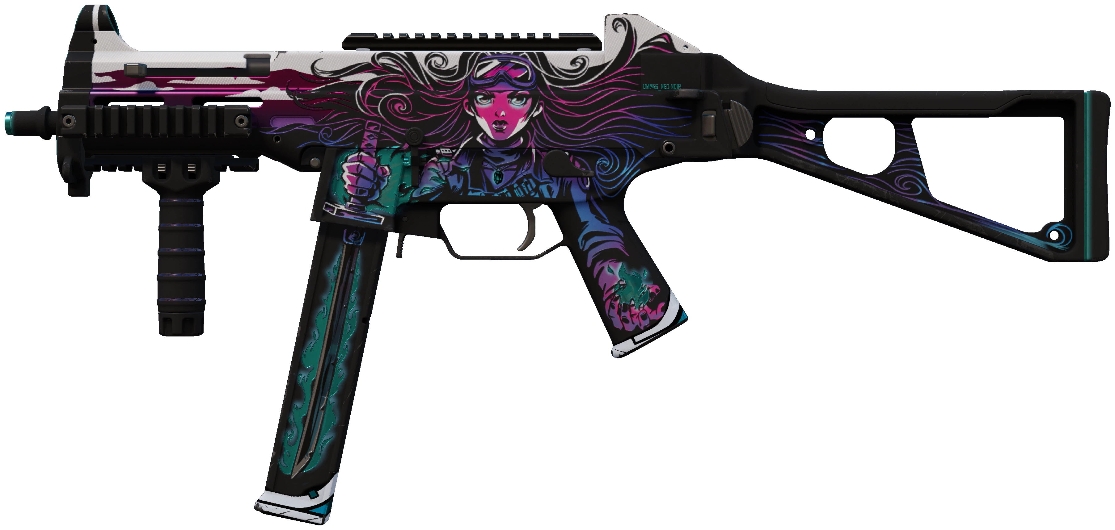 UMP-45 | Neo-Noir representative Minimal Wear wear preview