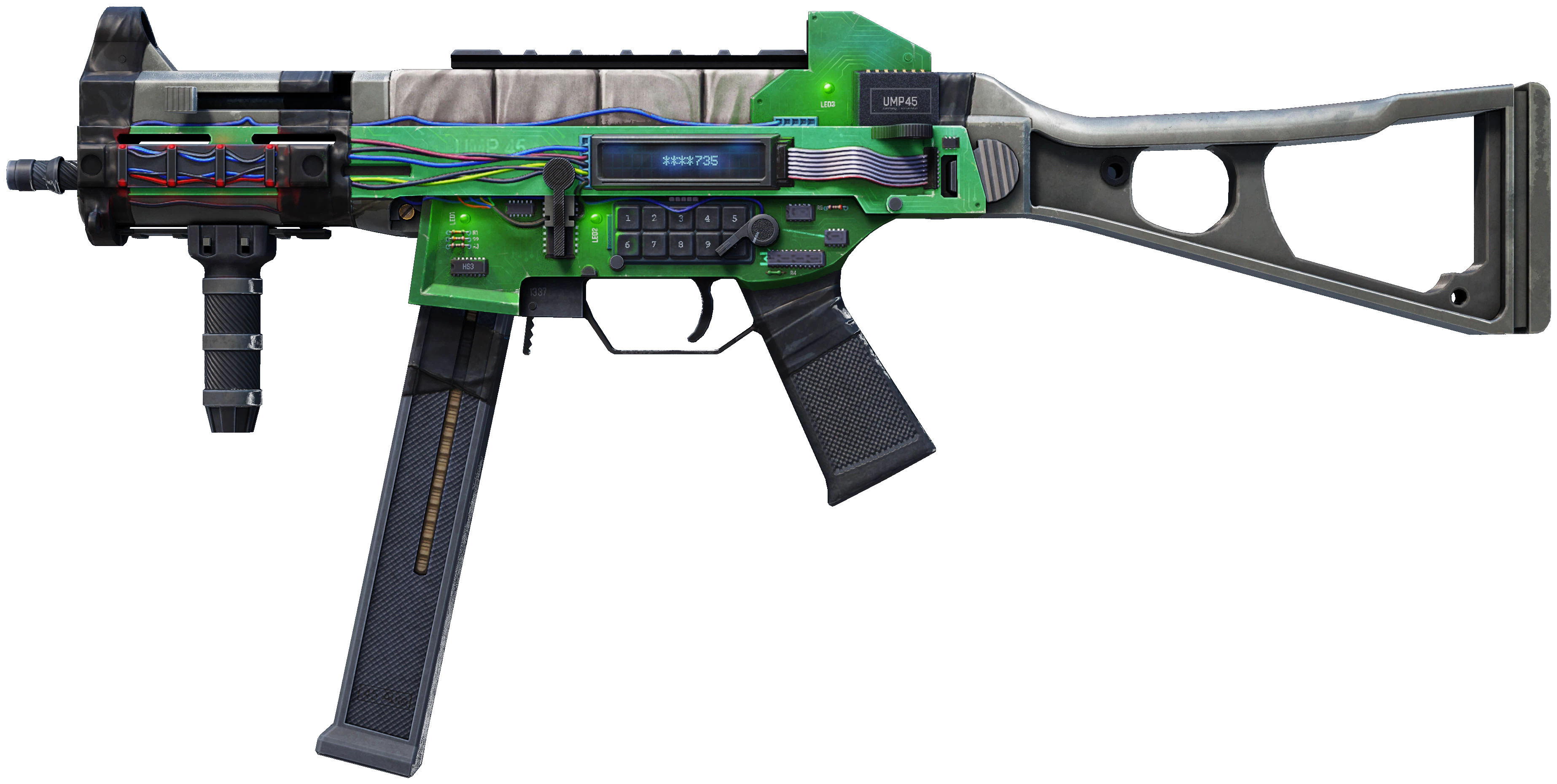 UMP-45 | Plastique CS2 skin — open high-resolution image