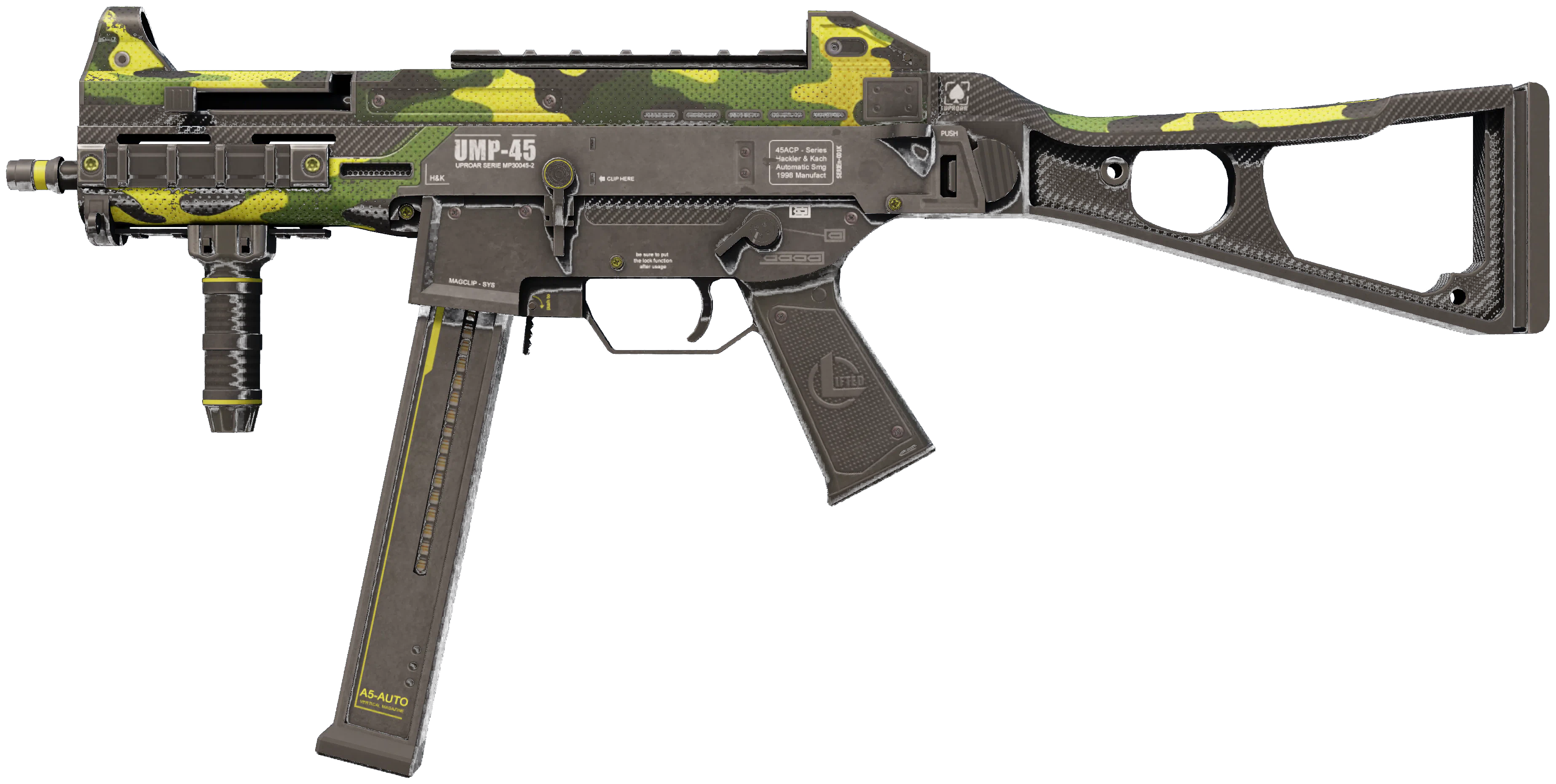 UMP-45 | Riot representative Minimal Wear wear preview