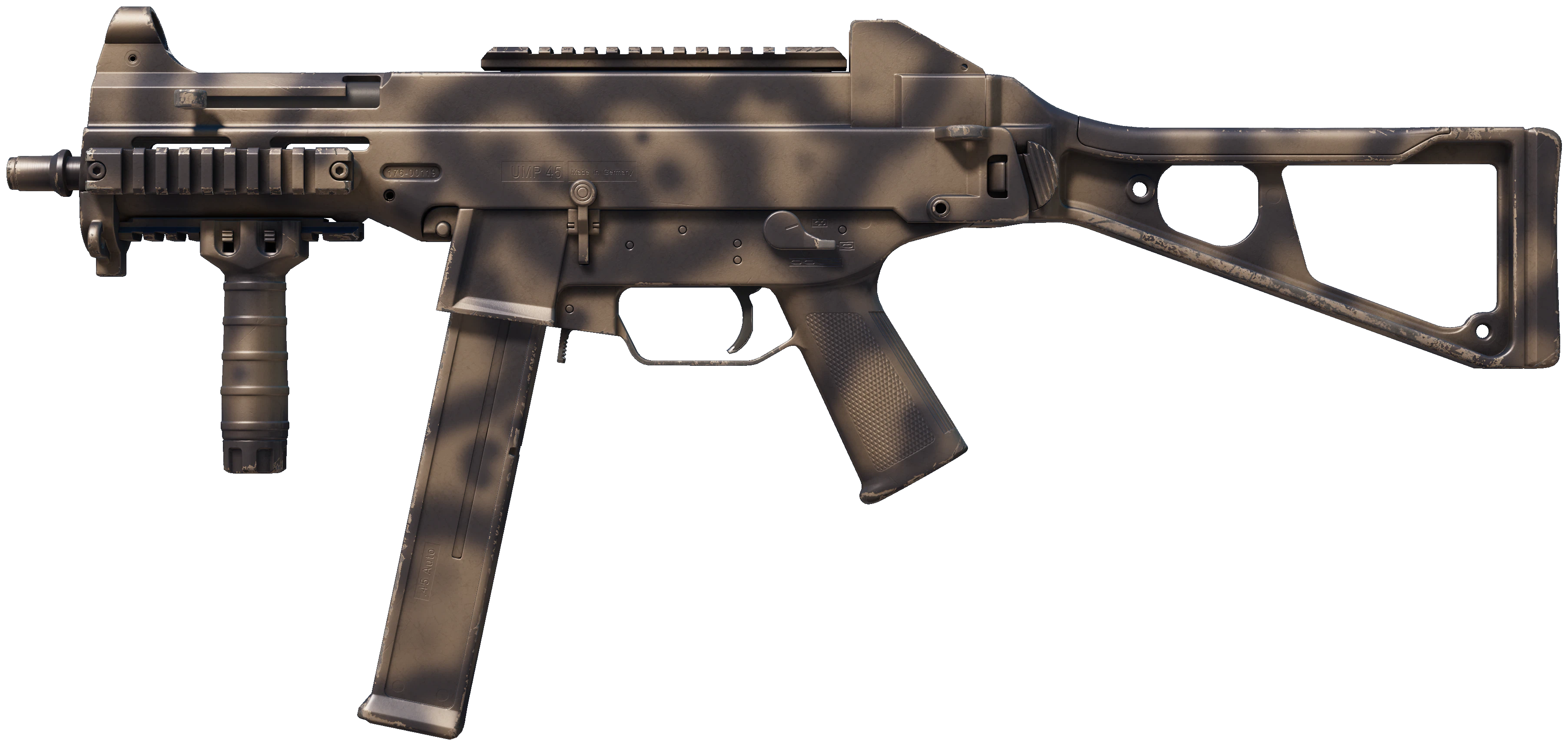 UMP-45 | Scorched CS2 skin — open high-resolution image