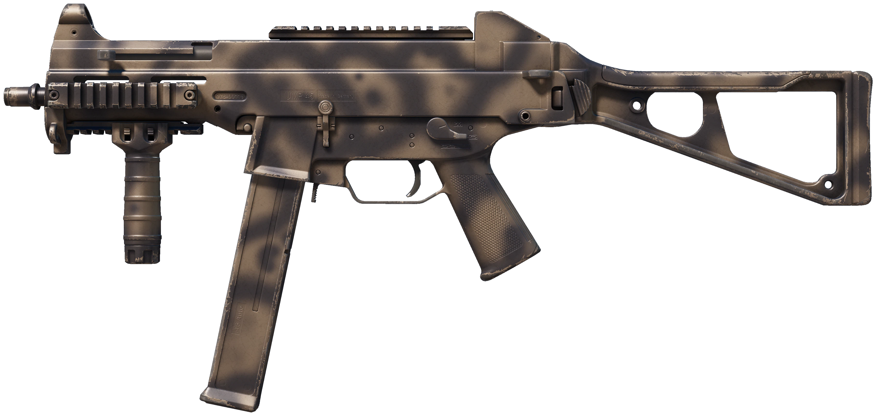 UMP-45 | Scorched representative Minimal Wear wear preview