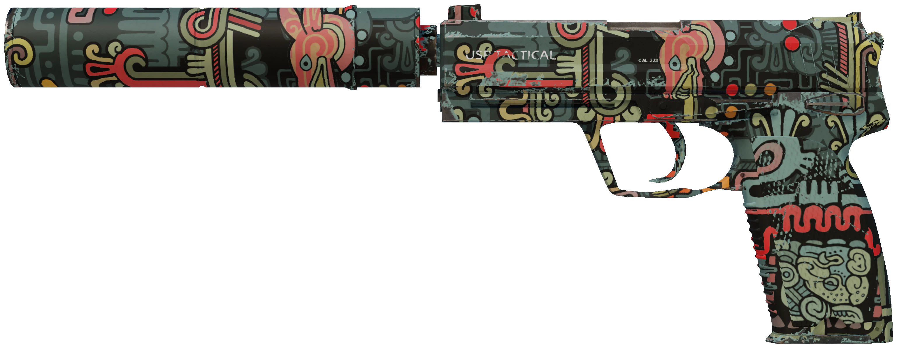 USP-S | Ancient Visions representative Minimal Wear wear preview