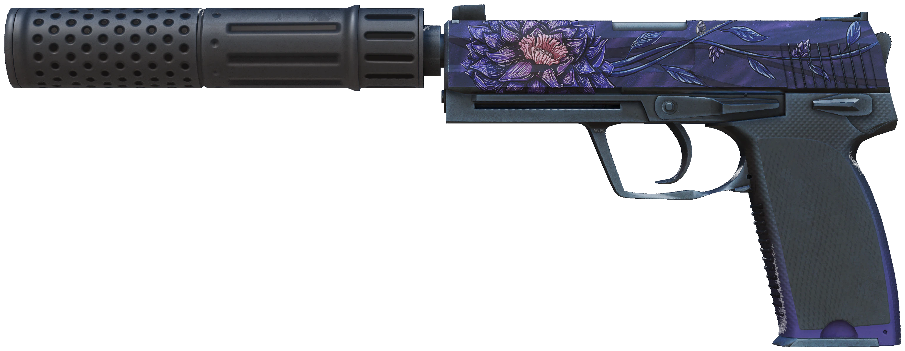 USP-S | Black Lotus CS2 skin — open high-resolution image