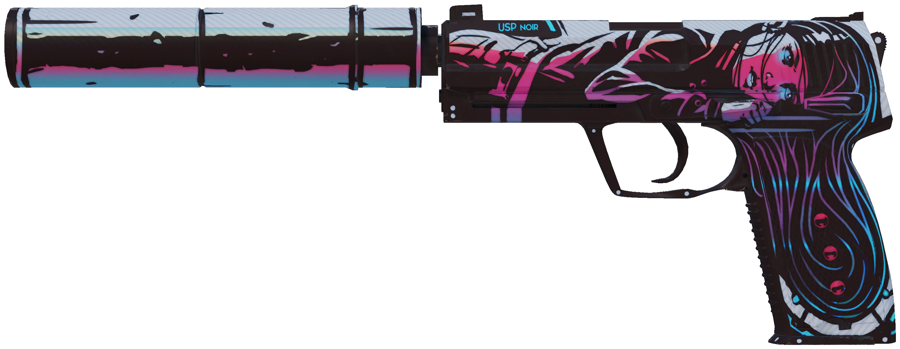 USP-S | Neo-Noir CS2 skin — open high-resolution image