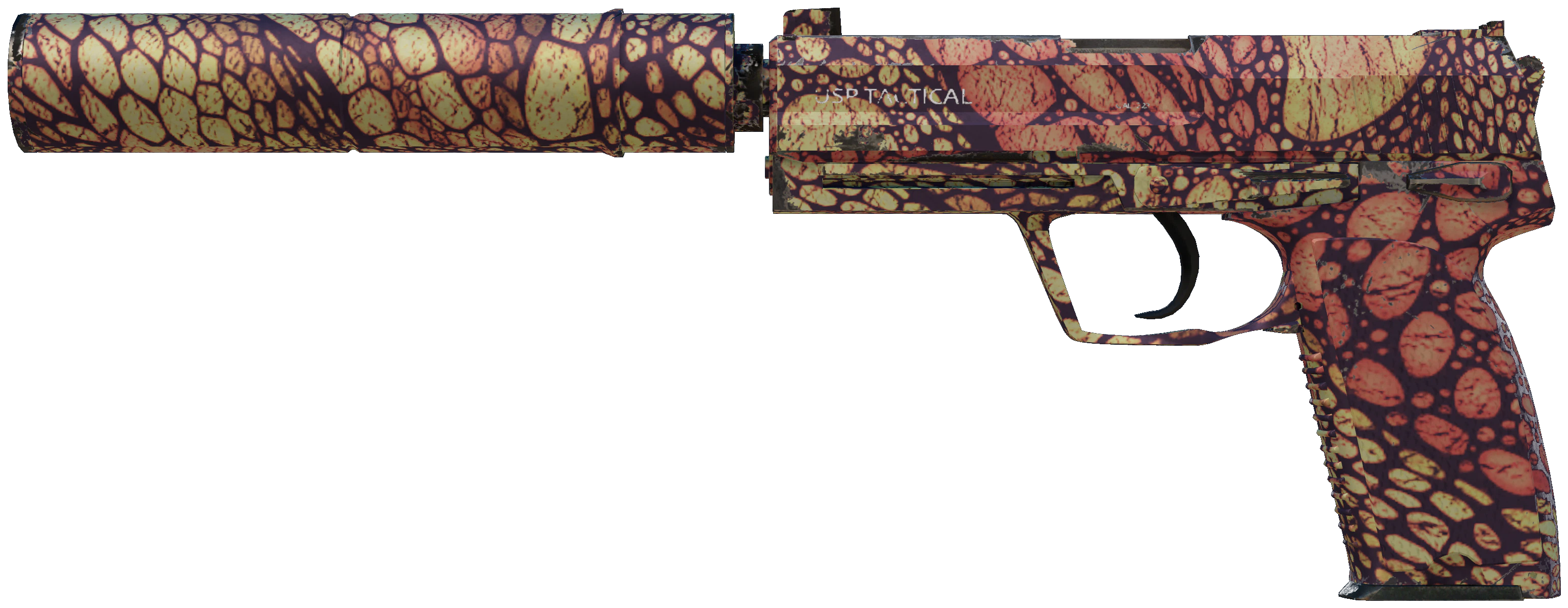 USP-S | Orange Anolis representative Minimal Wear wear preview