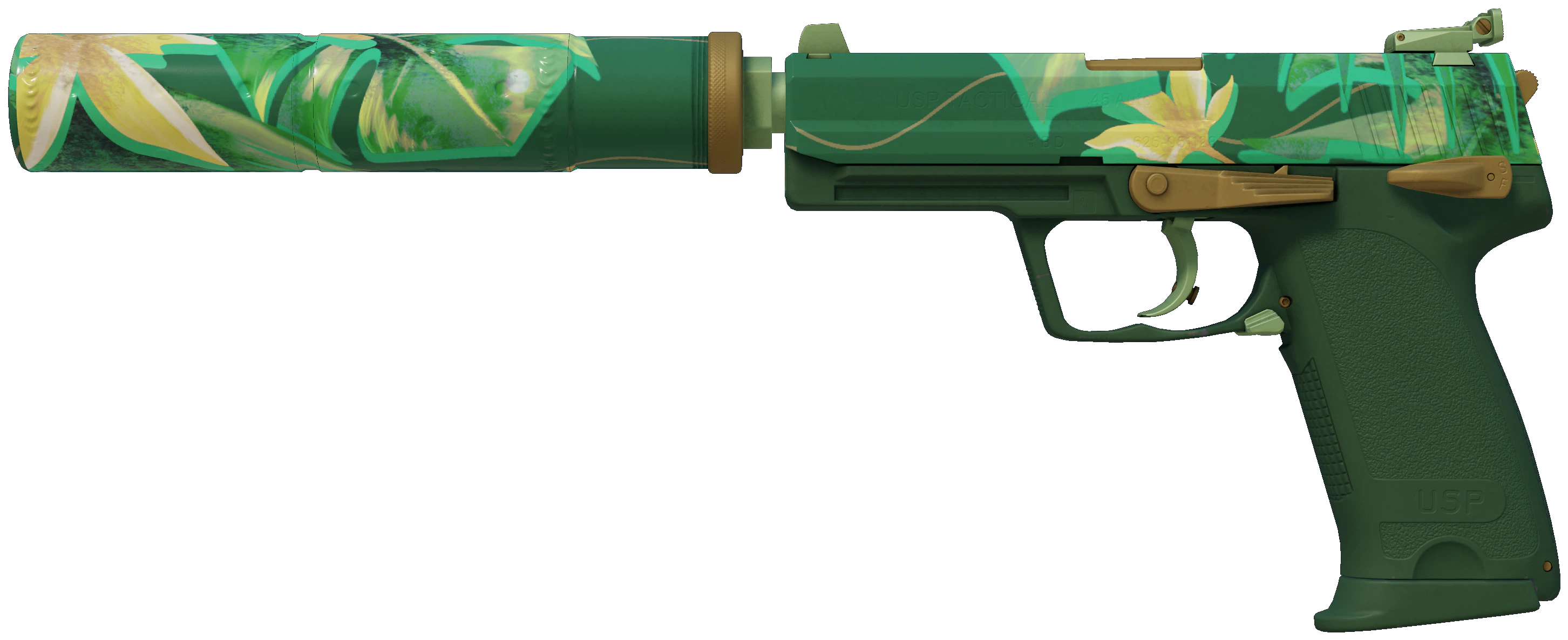 USP-S | Tropical Breeze CS2 skin — open high-resolution image