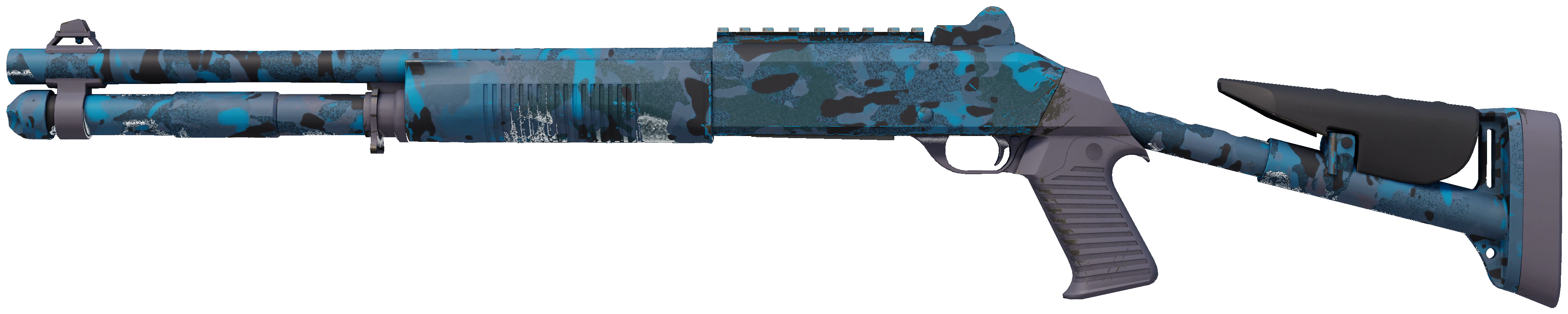 XM1014 | VariCamo Blue CS2 skin — open high-resolution image